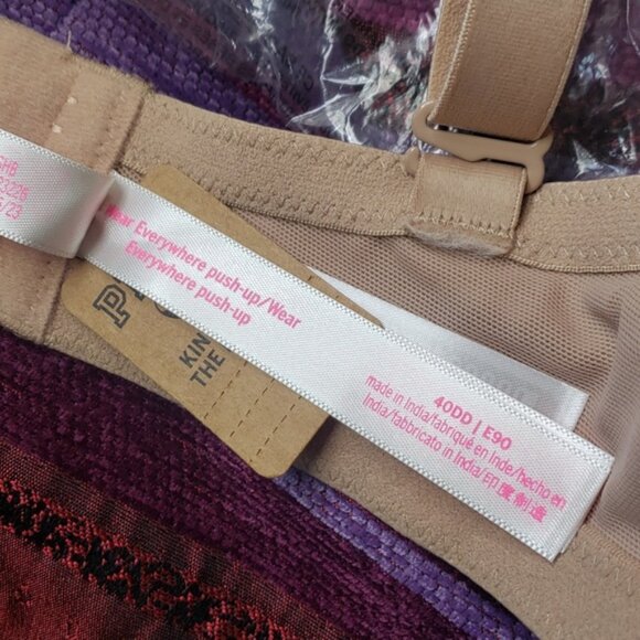 NWT PINK Victoria's Secret Wear Everywhere Push Up Bra Size 40DD - Picture 7 of 7